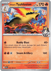 Ethan's Typhlosion -  Holo Rare - 034/182 - Reverse Holo